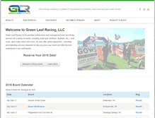 Tablet Screenshot of greenleafracing.com